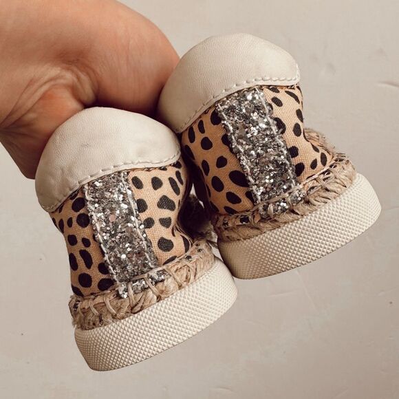 NWOT Dolce Vita Leopard Canvas Morris Shoes Espadrilles - Picture 6 of 8